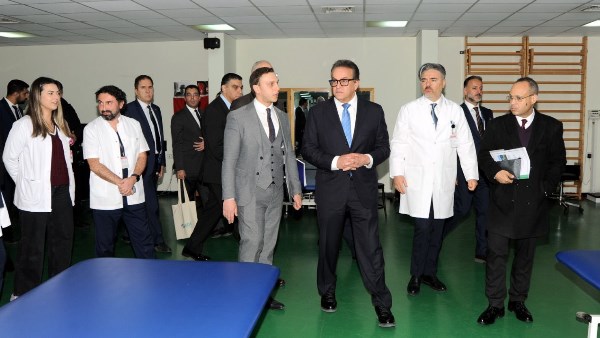 جانب من الزيارة مستشفى «أنقرة جازيلر» 