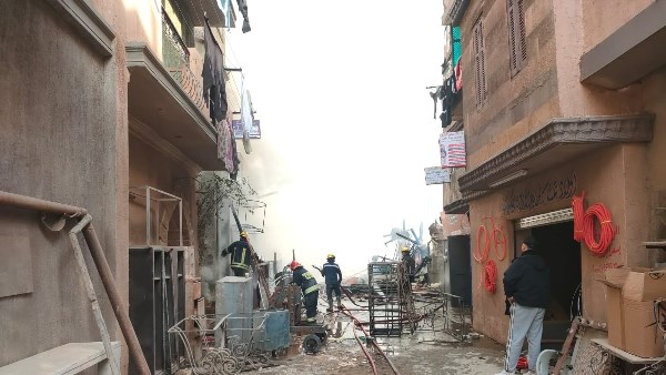 حريق باستوديو مصر 