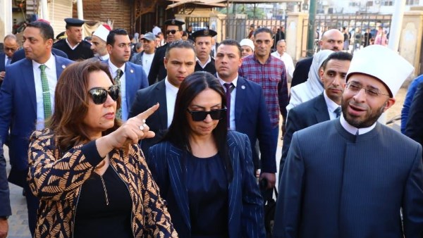 وزراء الدولة يتفقدون مشروع إعادة تأهيل منطقة السيد البدوي