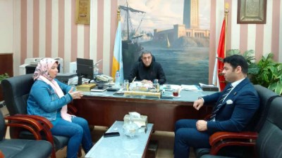 لقاء النائب مع رئيس الحى 