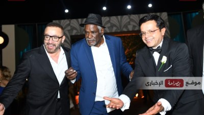  أحمد السقا يحتفل بزفاف ابنة الفنان محمد هنيدي