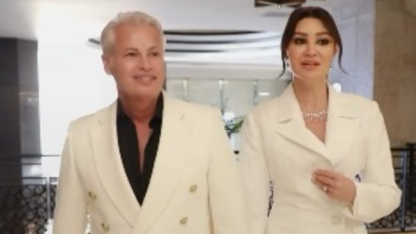  أروى جودة وزوجها جون باتيست