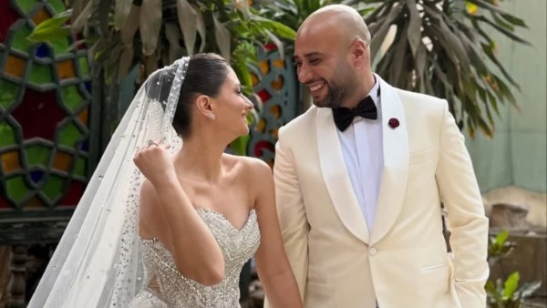  حاتم صلاح و زوجته نهلة راغب