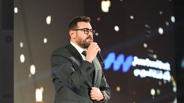 عمرو يوسف من حفل مجلة انيجما