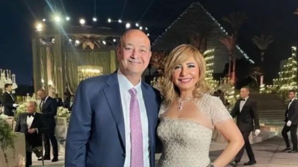 عمرو أديب ولميس الحديدي