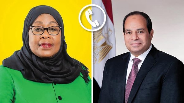 الرئيس السيسي ورئيسة تنزانيا