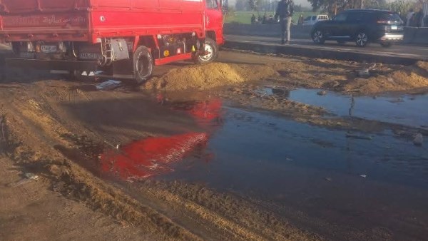 جانب من الحادث 