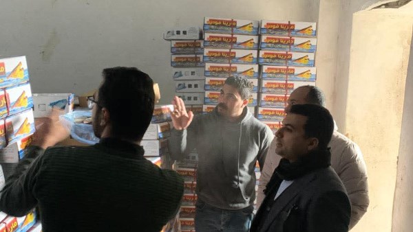 جزء من المضبوطات 