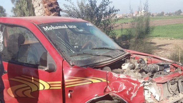 حادث ميكروباص بالبحيرة 