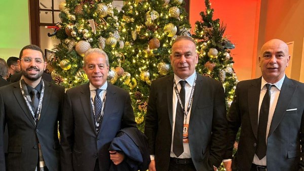  التوأم يصل حفل سحب قرعة كأس العالم 2026 بأمريكا