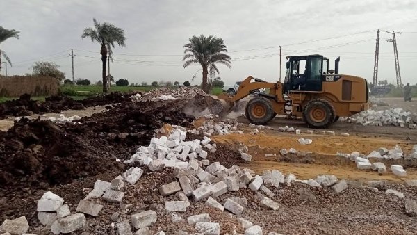 إزالة حالة تعدٍ على الأراضي الزراعية 