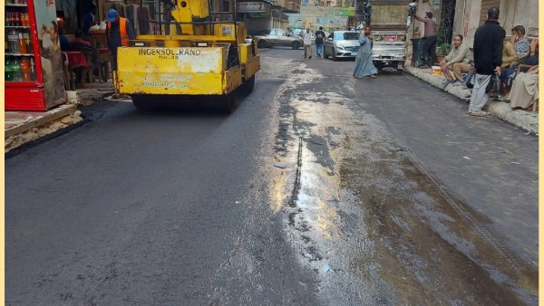 رصف الطرق و ترميم الحفر