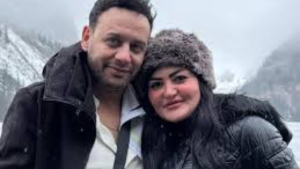 مصطفى قمر وزوجته غادة رزق موسى
