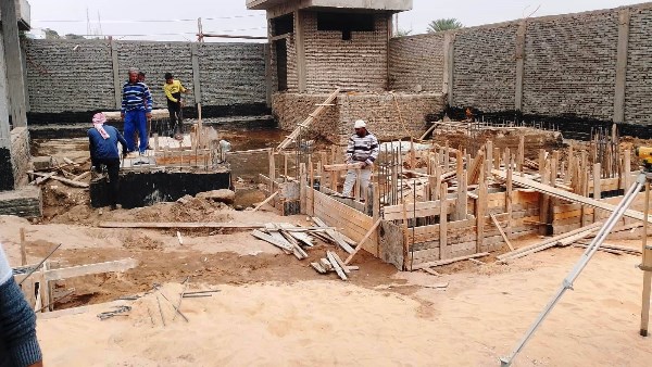 مشروع الصرف الصحى بقرية غرب سهيل 