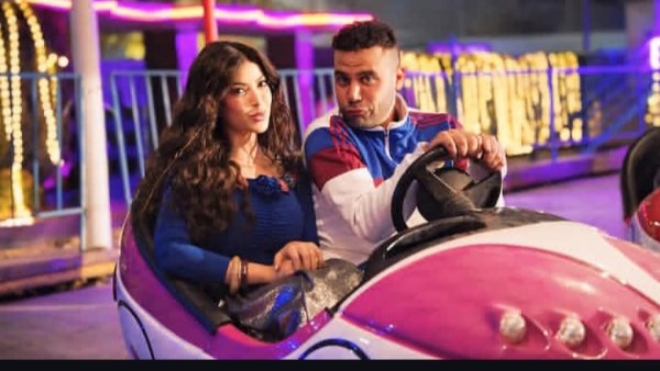 محمد إمام وميرنا جميل من تصوير مسلسل "الكينج"