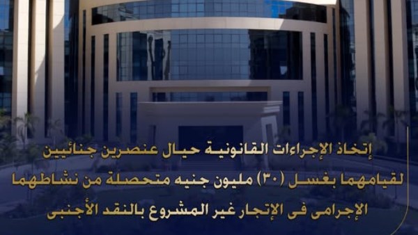 جهود وزارة الداخلية.. ضبط عنصرين جنائيين لقيامهما بغسل أموال بقيمة 30 مليون جنيه