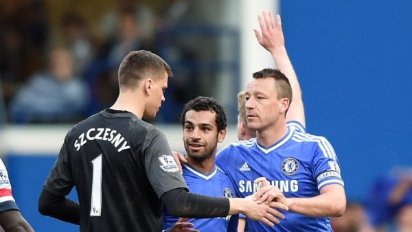 جون تيري ومحمد صلاح