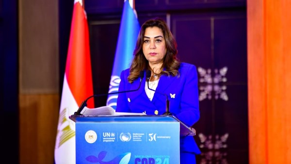 الدكتورة منال عوض وزيرة التنمية المحلية و القائم بأعمال وزير البيئة