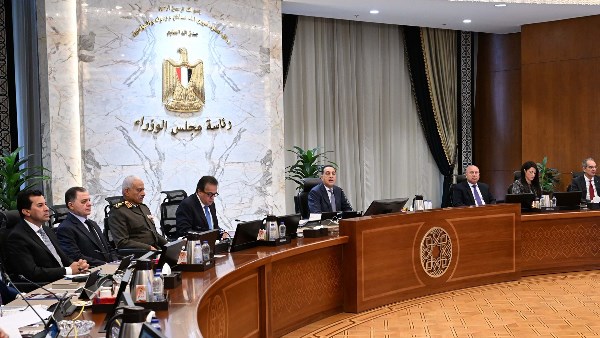 جانب من الاجتماع مجلس الوزراء 