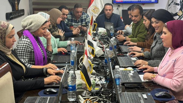 غرفة عمليات تنسيقية شباب الأحزاب تتابع التصويت في الدوائر الـ30 الملغاة للنواب