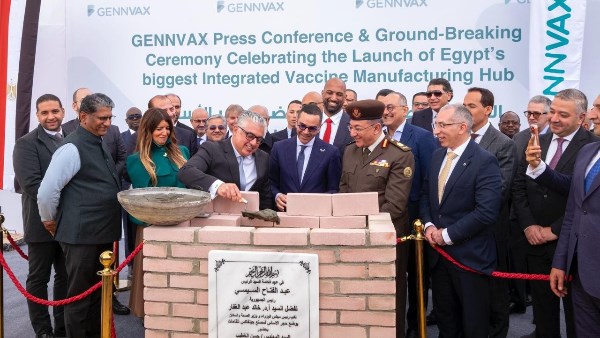 وضع حجر الأساس لمصنع "جينفاكس" للقاحات والأدوية