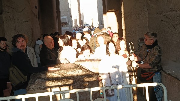 تعامد الشمس على قدس الأقداس بالكرنك