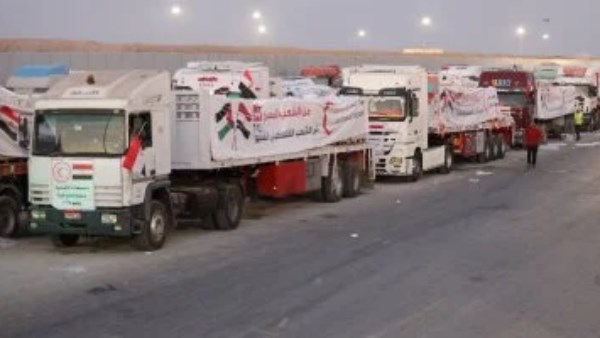 قافلة شاحنات المساعدات الإنسانية رقم 101