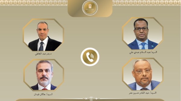 اتصالات هاتفية لوزير الخارجية مع وزراء الصومال وتركيا وجيبوتي