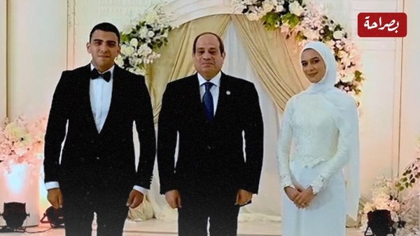 ابنة الشهيد مالك مهران و الرئيس السيسى 