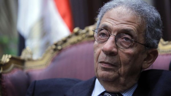 عمرو موسى وزير الخارجية السابق