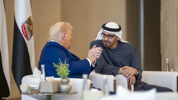 بن زايد وترامب 
