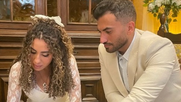 الشاعرة منة عدلي القيعي تحتفل بقعد قرانها على يوسف حشيش