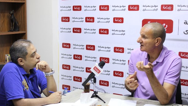 طارق سليمان مع الناقد الرياضي محمد مصلوح