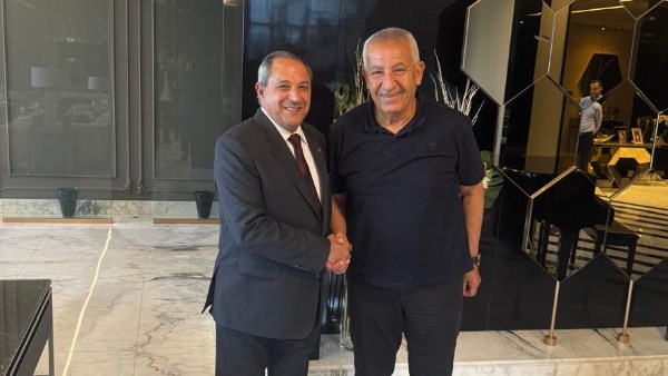 كامل أبو علي  واللواء محب حبشي محافظ بورسعيد 