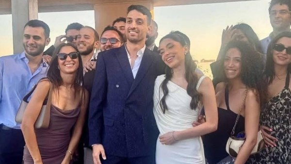 طاهر محمد طاهر يحتفل بعقد قرانه 