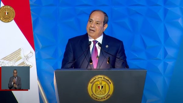 ننشر نص كلمة الرئيس السيسي في احتفال عيد العمال بمدينة السويس
