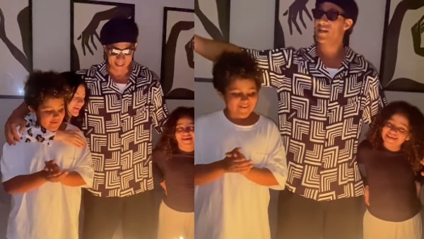 محمد رمضان وأبنائه