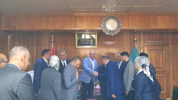 وفد من حزب الجبهة الوطنية امانة القليوبية