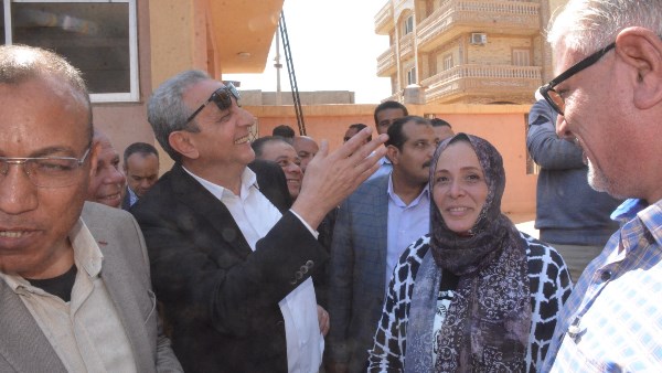 الجندى خلال جولته الميدانية 