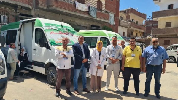 قافلة طبية مجانية بكوم حمادة 