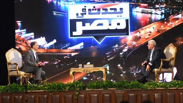 وزير التعليم العالي مع شريف عامر