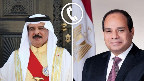 الرئيس السيسى وملك البحرين
