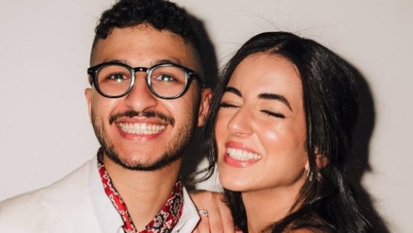 خطوبة البلوجر ملك دهشان ومروان المسلماني نجوم برنامج بيس كيك