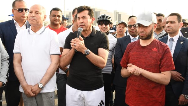 وزيرا الرياضة والأوقاف ومحافظ القاهرة