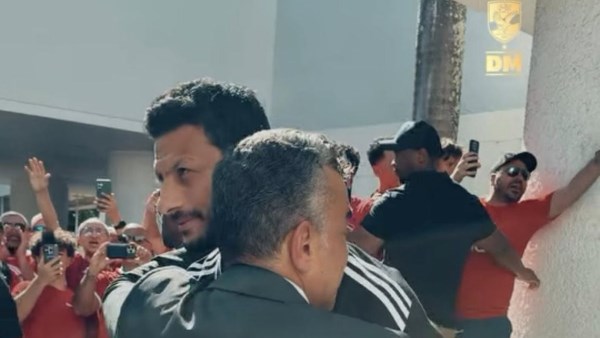 جانب من لاعبي الأهلي