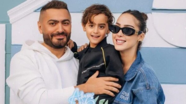 عائلة الفنان تامر حسني 