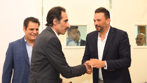 مجدي الجلاد مع أيمن عباس