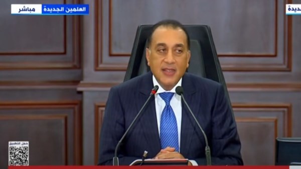 مصطفى مدبولي رئيس مجلس الوزراء