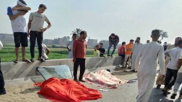 ضحايا حادث المنوفية 