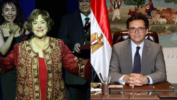 وزير الثقافة وسميحة أيوب